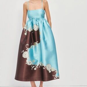 ALEMAIS gia gown Midi Dress